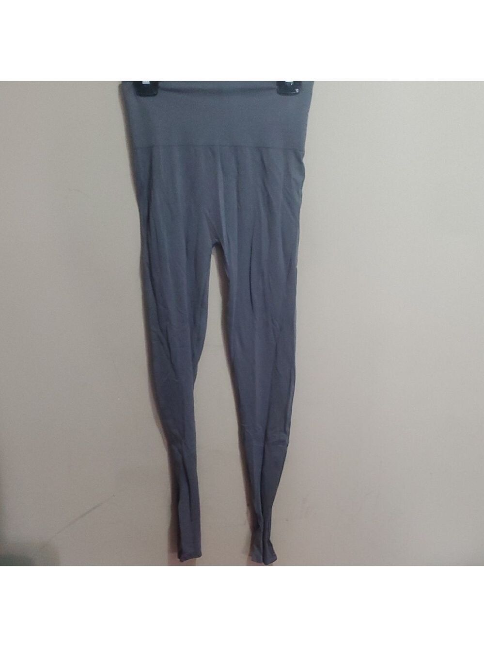 Streetwear Society Basic High-Waist Stretch Leggings - Gray Size M/L